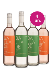 Kit 4 - Frisante Ballade Branco e Ros&eacute; - Exclusivo We