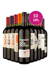 Kit 10 - Tintos Secos - Exclusivo We