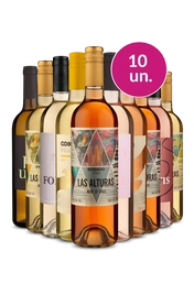 Kit 10 - Brancos e Ros&eacute;s - R$24,90 por garrafa