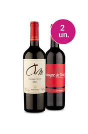 Kit 2 - Wine Pendura - P&eacute;rez Cruz e Miguel Torres Sangre de Toro