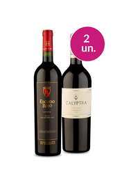 Kit 2 - Wine Pendura - Escudo Rojo e Calyptra Gran Reserva