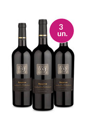 Kit 3 - V9 Carm&eacute;n&egrave;re por R$99