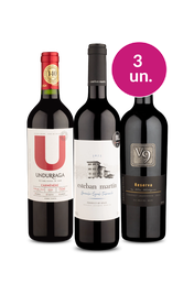 Kit 3 - Tintos por R$ 99 - Exclusivo We