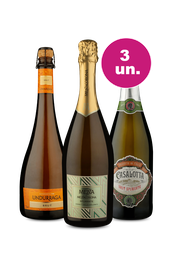 Kit 3 - Espumantes Imperdíveis por R$149 - Oferta Absurda Black Wine