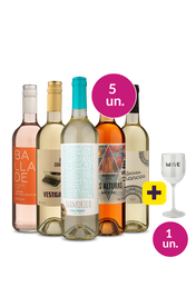 Kit 5 - Brancos e Ros&eacute;s + Ta&ccedil;a de Acr&iacute;lico Gr&aacute;tis