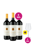 Kit 3 - Clos de Los Siete + Taça de Cristal Grátis