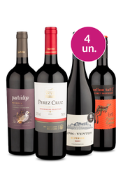 Kit 4 - Tintos por R$ 199 - Exclusivo We