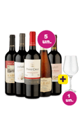 Kit 5 por 249 - Incríveis + Taça Cristal Premium 765 mL Grátis