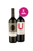 Kit 2 - Cava Negra Cabernet Sauvignon e U By Undurraga Carménère