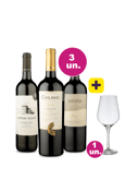 Kit 3 - Chilano, Esteban Martín e Partridge + Taça Cristal Grátis