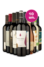 Kit 10 - Vinhos Sensacionais por R$34,90 por Garrafa - Oferta Absurda