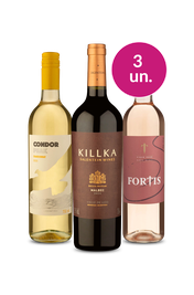Kit 3 - Tinto, Ros&eacute; e Branco por R$99 - Oferta Absurda