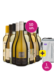 Kit 10 - Chardonnays mais amados + Bolsa p/ 3 garrafas Gr&aacute;tis - Exclusivo We