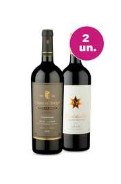 Kit 2 - Encontro de Campe&otilde;es: Casas Del Toqui Gran Reserva e Clos De Los Siete - Black Wine