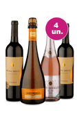 Kit 4 - Tintos & Borbulhas por R$49,90 por Garrafa