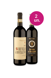 Kit 2 - Batalha de Brunello Di Montalcino - Exclusivo We