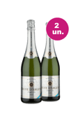 Kit 2 - Espumante Veuve D`Argent Blanc De Blancs Demi-Sec - Oferta Insana