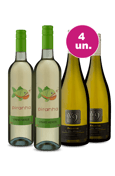 Kit 4 - Piranha Vinho Verde e V9 Chardonnay por R$39,90 Por Garrafa