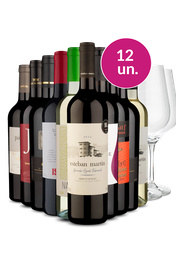 Kit 10 - Sabores Diversos + Par de Ta&ccedil;as de Cristal - Oferta Absurda IZ