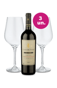 Kit Especial - Casas Del Toqui Cabernet Sauvignon + Par de Taças de Cristal