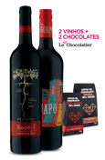 WineBox Chuva de Vinho em Taças e Chocolate em Gotas