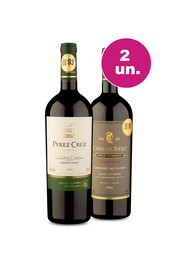 Kit 2 - Encontro de Campe&otilde;es - Perez Cruz Limited Edition e Casas del Toqui Gran Reserva