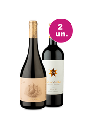 Kit 2 - Encontro de Campe&otilde;es: Las Perdices Pinot Noir e Clos De Los Siete