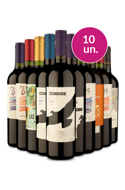 Kit 10 - Tintos Secos do Consumidor - R$24,90 por Garrafa - Oferta Absurda