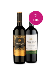 Kit 2 - Wine Pendura - P&eacute;rez Cruz e Carnivor Bourbon
