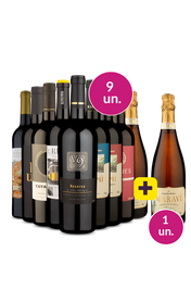 Kit 8 - Tintos Incr&iacute;veis + Espumante Marav&iacute; Gr&aacute;tis