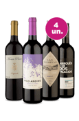 Kit 4 - Tintos Incríveis por R$29,90 por Garrafa