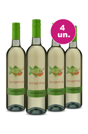 Kit 4 - Piranha D.O.C. Vinho Verde - Exclusivo WE