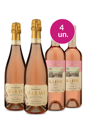Kit 4 - Marav&iacute; e Kaip&uacute; Ros&eacute; - Oferta Flash IZ