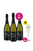 Kit 3 - Perdigón Brut + Taça Espumante Grátis