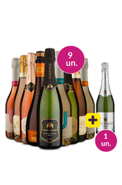 Kit 9 - Espumantes para Brindar + Veuve D'Argent Gr&aacute;tis - Oferta Absurda