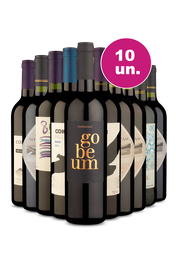 Kit 10 - Tintos Secos - R$25,90 por Garrafa