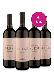 Kit 4 - Alese I.G.T Salento Negroamaro 2023 - Exclusivo We