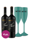 WineBox Duo Infame + Taças