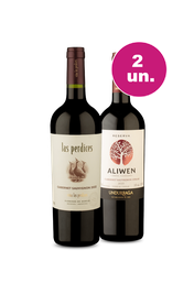 Kit 2 - Las Perdices Cabernet Sauvignon e Aliwen Reserva Cabernet Sauvignon Syrah