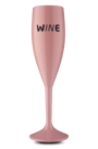 Taça Acrílico Espumante Wine Rosa Bebe 170 ml