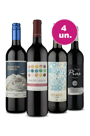 Kit 4 por 99 - Campeões Wine - Mega Oferta Aniversário