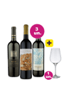 Kit 3 por 99 - Campeões Wine + Taça de Cristal Grátis