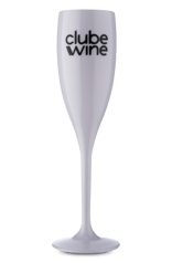 Taça Acrílico Espumante Clube Wine Branca 180 ml