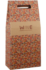 Sacola Rígida Wine Gift 2 Garrafas