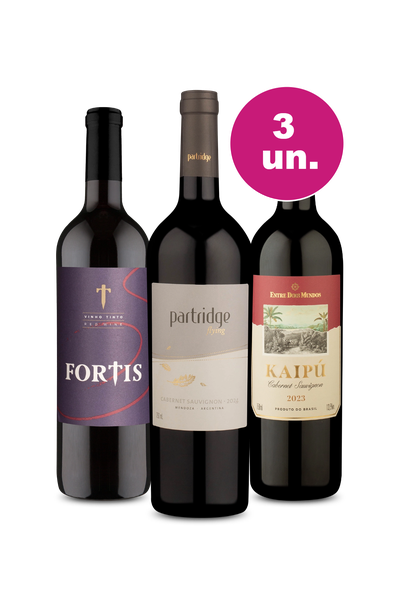 Kit 3 — Trinca de Tintos