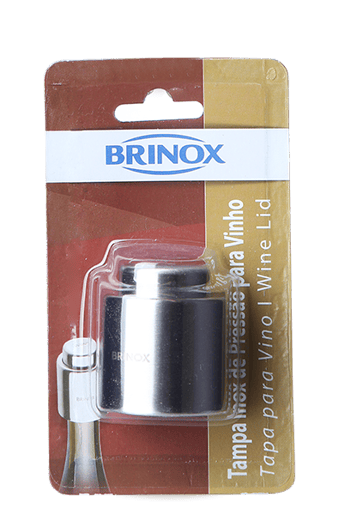 Tampa De Pressão De Aço Inox Para Garrafa De Vinho