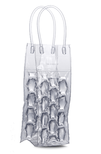 Bolsa de Plástico com Gel Refrigerador Transparente para 1 garrafa