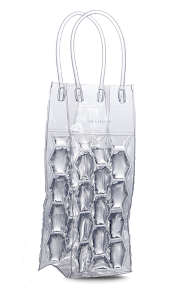 Bolsa de Plástico com Gel Refrigerador Transparente para 1 garrafa