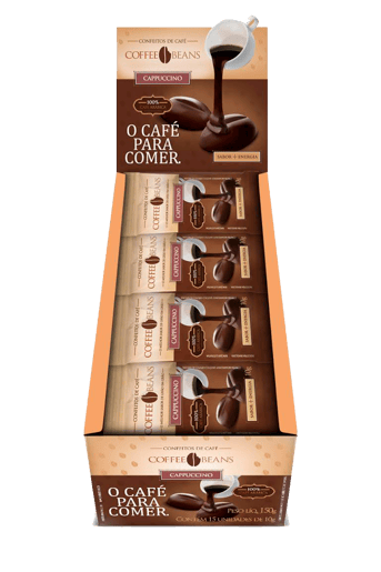 Coffee Beans Cappuccino Cx Com 15 Un - 150g