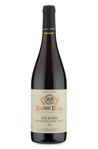 Auguste Bessac Cotes Du Rhone Aop 2013